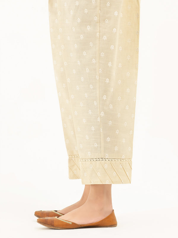 Limelight Embossed Khaddar Trousers(Pret)