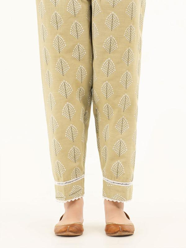limelight Embossed Khaddar Trousers
