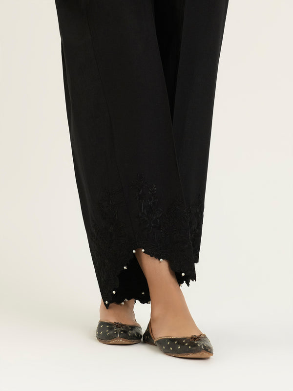 Limelight Embroidered Cambric Trouser(Pret)
