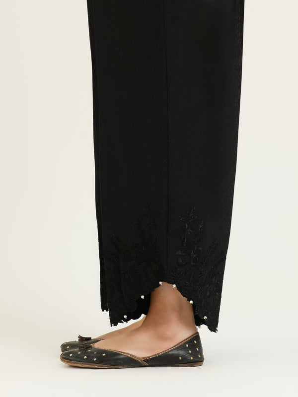 Limelight Embroidered Cambric Trouser(Pret)