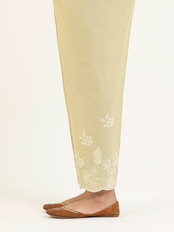 Limelight Embroidered Cambric Trouser(Pret)
