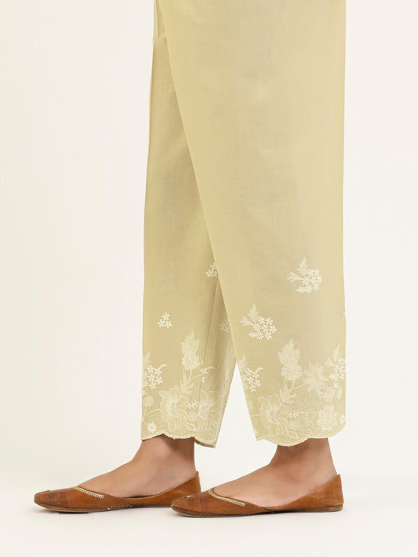 Limelight Embroidered Cambric Trouser(Pret)