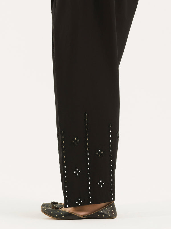 Limelight Embroidered Cambric Trouser(Pret)