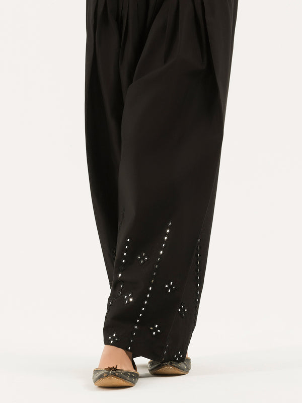 Limelight Embroidered Cambric Trouser(Pret)