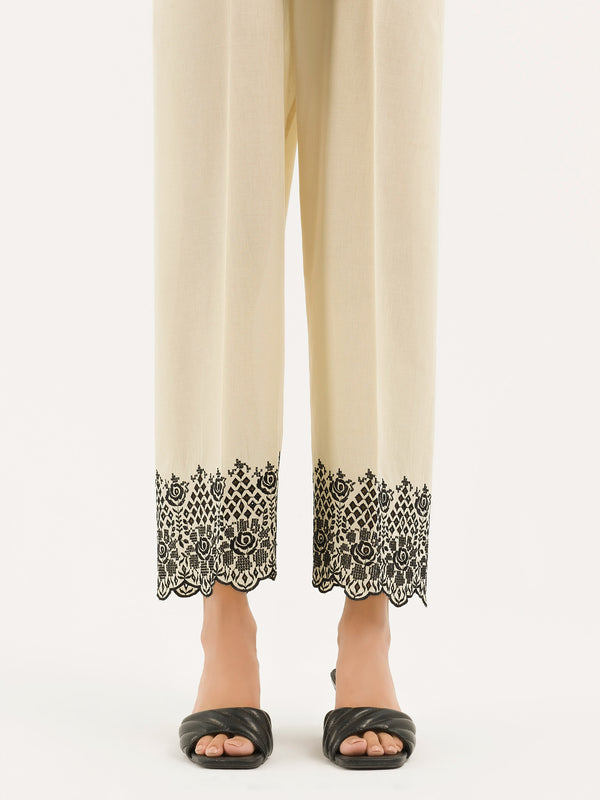 limelight Embroidered Cambric Trouser(Pret)
