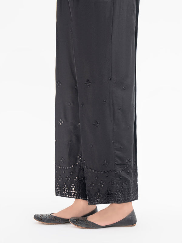 Limelight Embroidered Crepe Trouser (Pret)