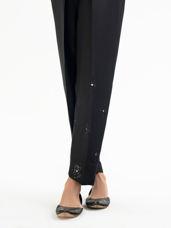 Limelight Embroidered Crepe Trouser (Pret)