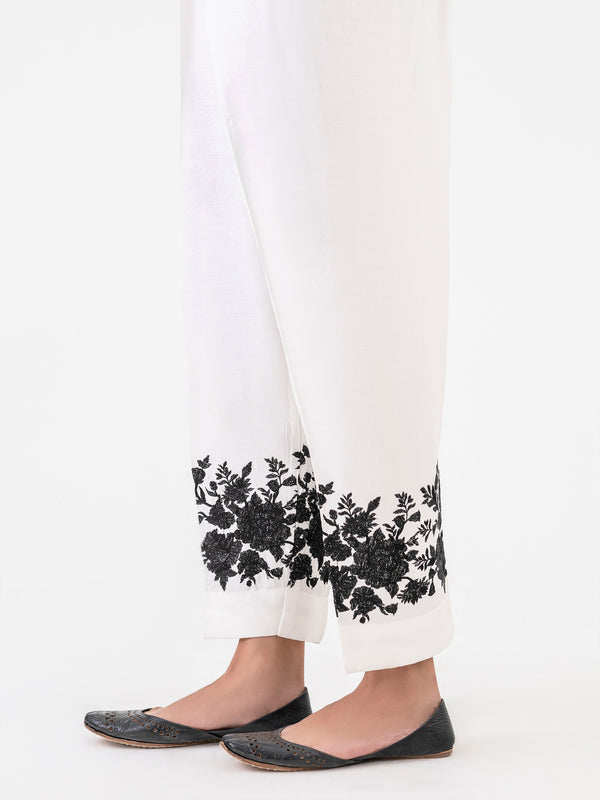Limelight Embroidered Crepe Trouser (Pret)