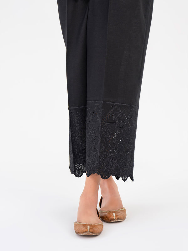 Limelight Embroidered Khaddar Trouser (Pret)