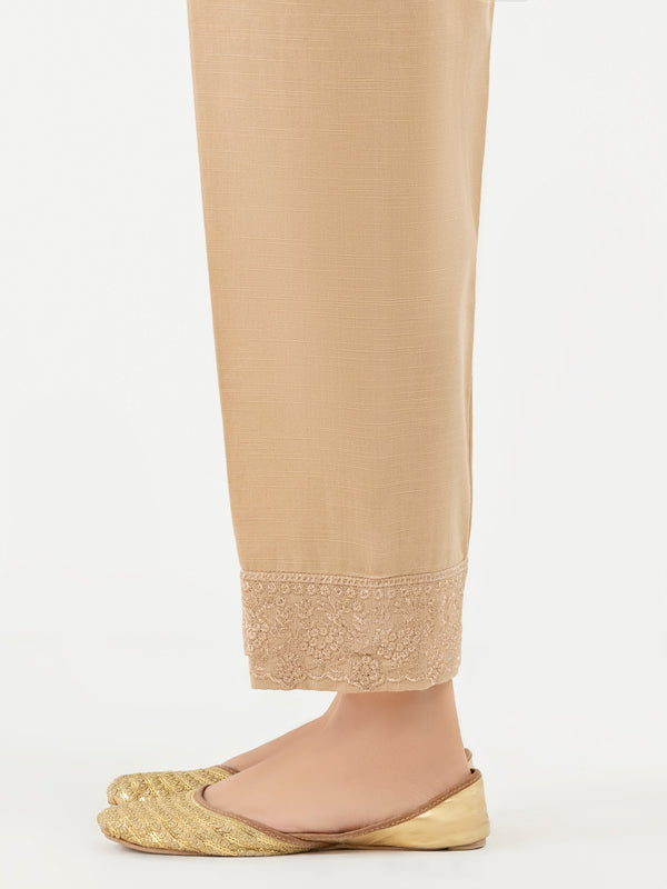 Limelight Embroidered Khaddar Trouser (Pret)