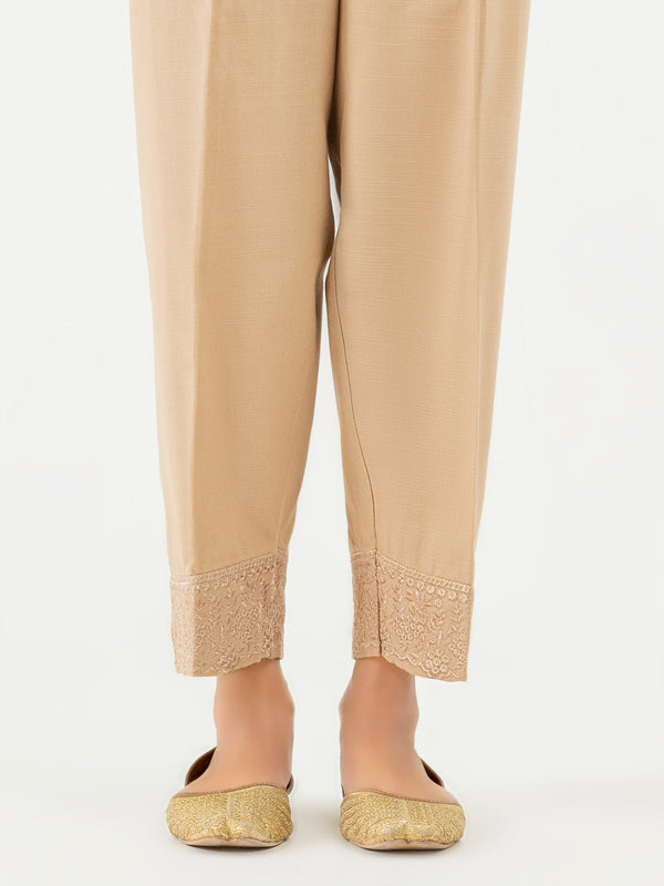 limelight Embroidered Khaddar Trouser (Pret)