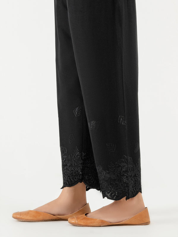 Limelight Embroidered Khaddar Trouser (Pret)