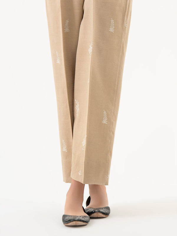 Limelight Embroidered Khaddar Trouser (Pret)