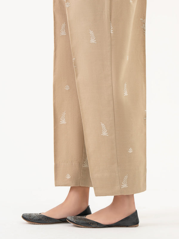 Limelight Embroidered Khaddar Trouser (Pret)
