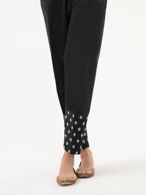 Limelight Embroidered Khaddar Trouser (Pret)