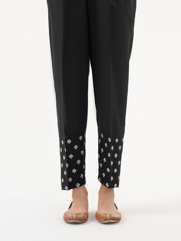 limelight Embroidered Khaddar Trouser (Pret)