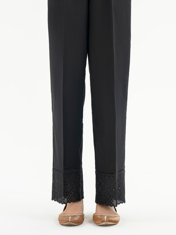 limelight Embroidered Khaddar Trouser (Pret)