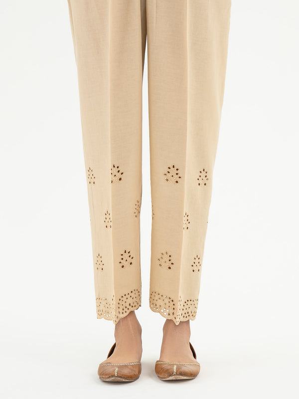limelight Embroidered Khaddar Trouser (Pret)