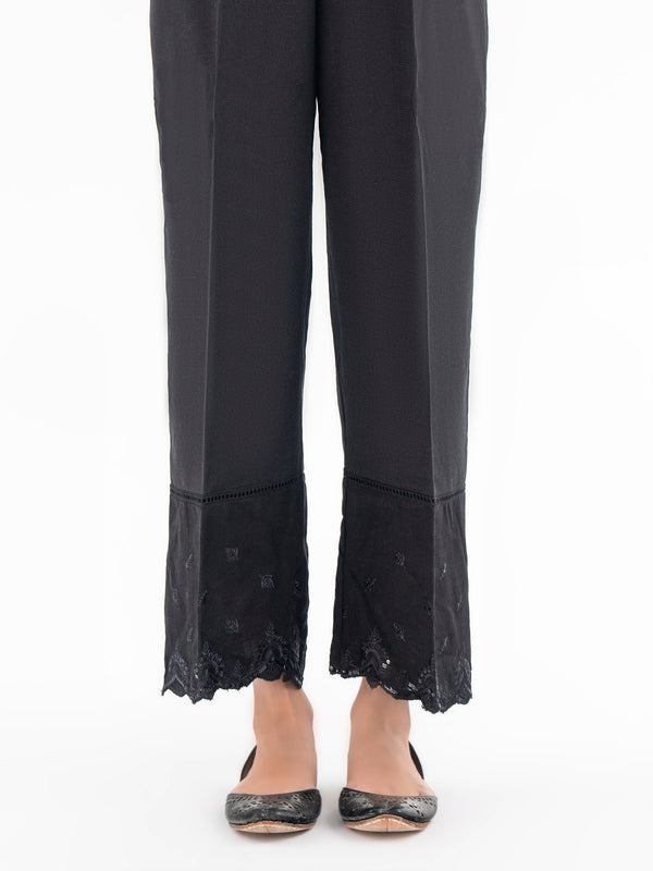 limelight Embroidered Khaddar Trouser (Pret)
