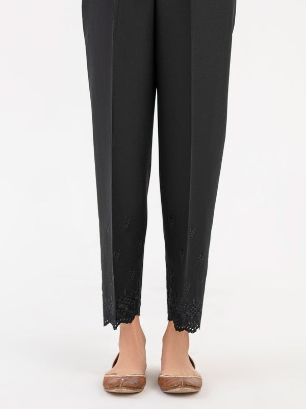 limelight Embroidered Khaddar Trouser (Pret)