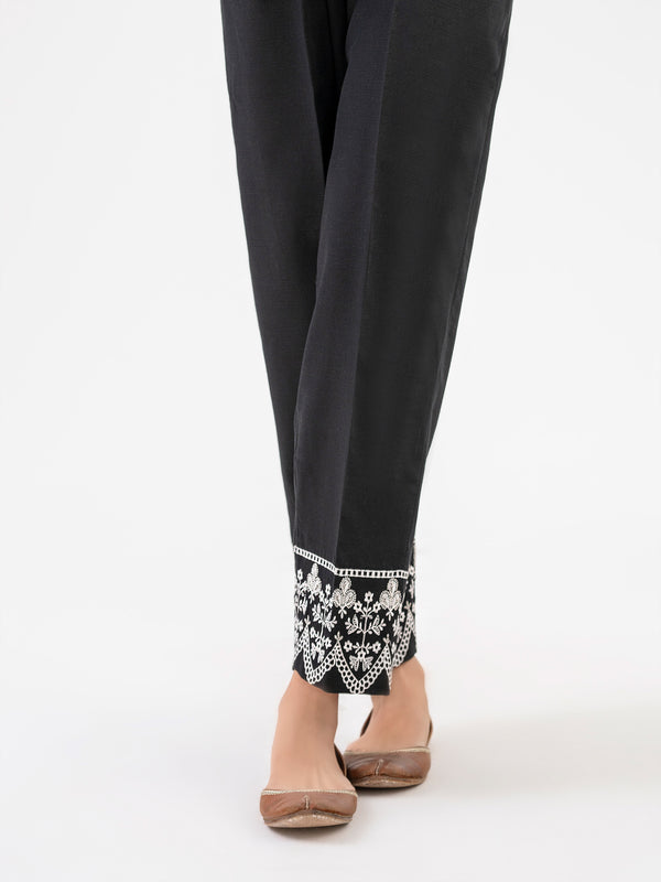 Limelight Embroidered Khaddar Trouser (Pret)