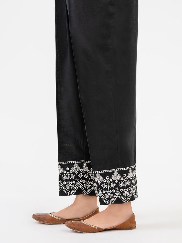 Limelight Embroidered Khaddar Trouser (Pret)