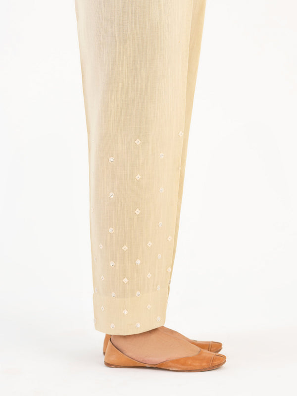 Limelight Embroidered Khaddar Trouser(Pret)