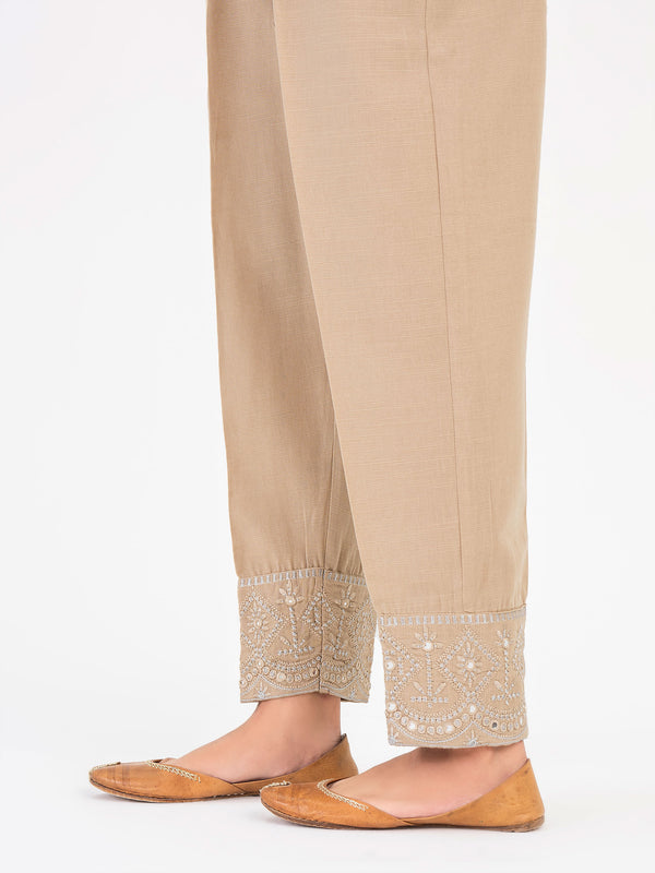 Limelight Embroidered Khaddar Trouser(Pret)