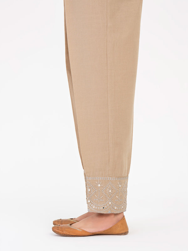 Limelight Embroidered Khaddar Trouser(Pret)