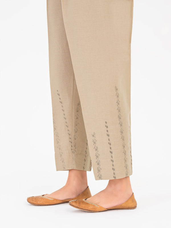 Limelight Embroidered Khaddar Trouser(Pret)