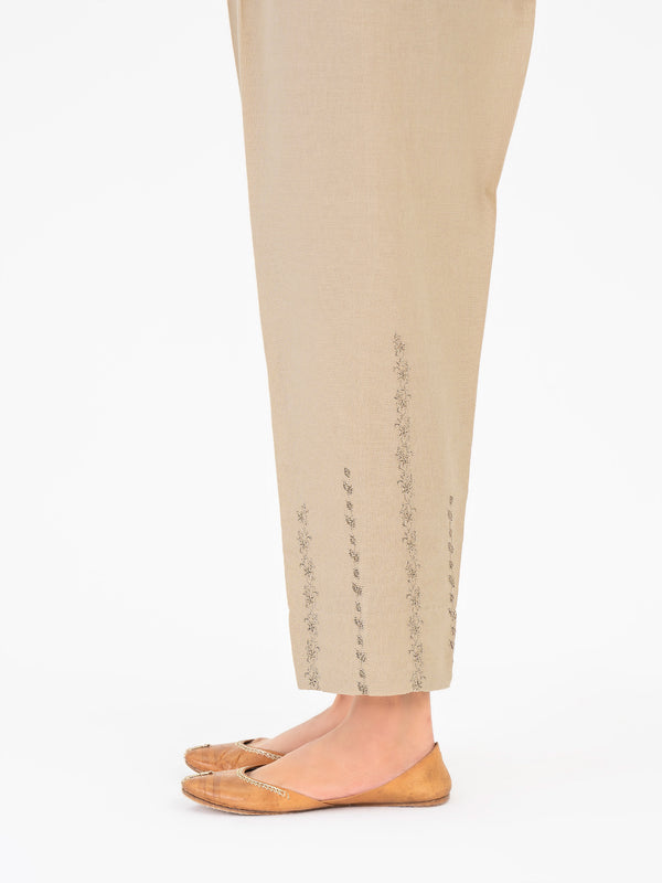 Limelight Embroidered Khaddar Trouser(Pret)