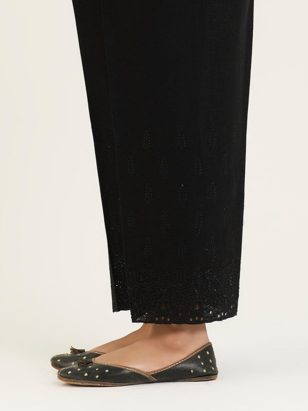 Limelight Embroidered Khaddar Trouser(Pret)