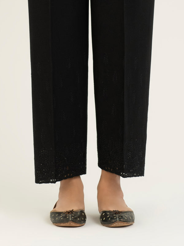 Limelight Embroidered Khaddar Trouser(Pret)
