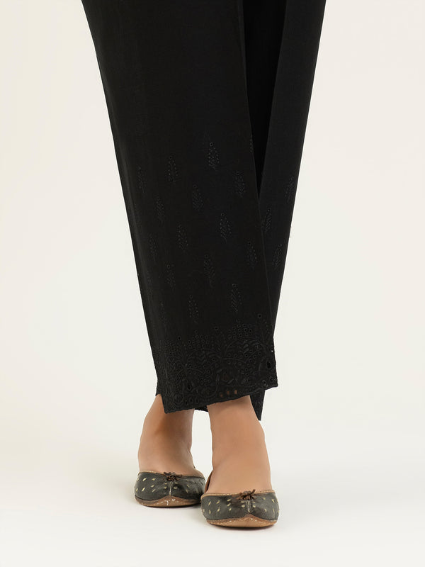 limelight Embroidered Khaddar Trouser(Pret)