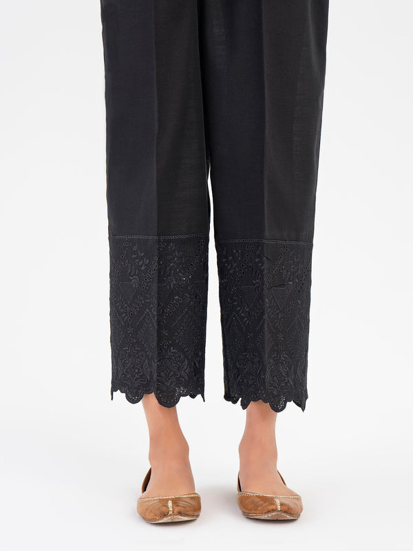 limelight Embroidered Khaddar Trouser (Pret)