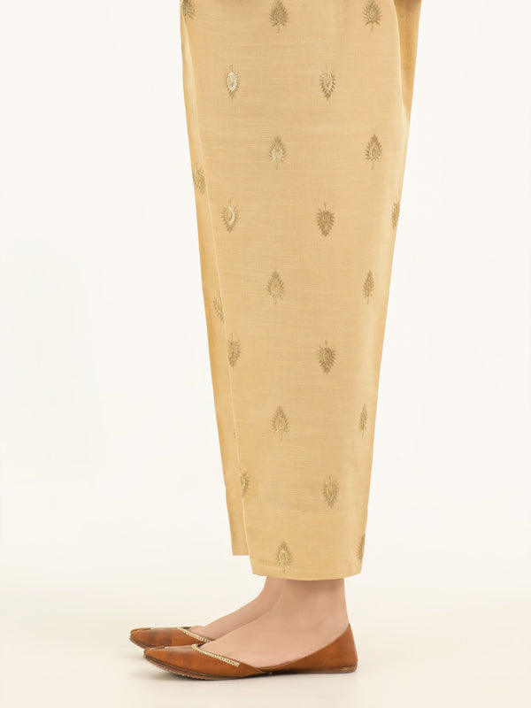 Limelight Embroidered Khaddar Trousers