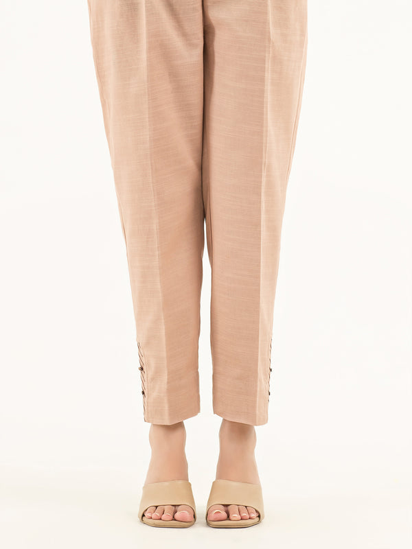 limelight Embroidered Khaddar Trousers