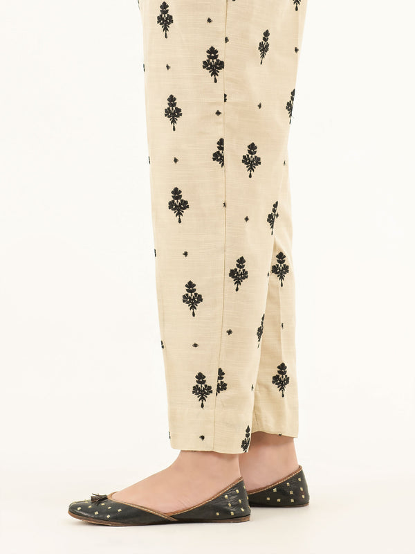 Limelight Embroidered Khaddar Trousers