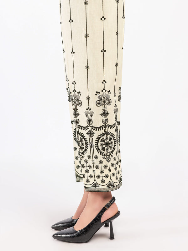 Limelight Embroidered Khaddar Trousers