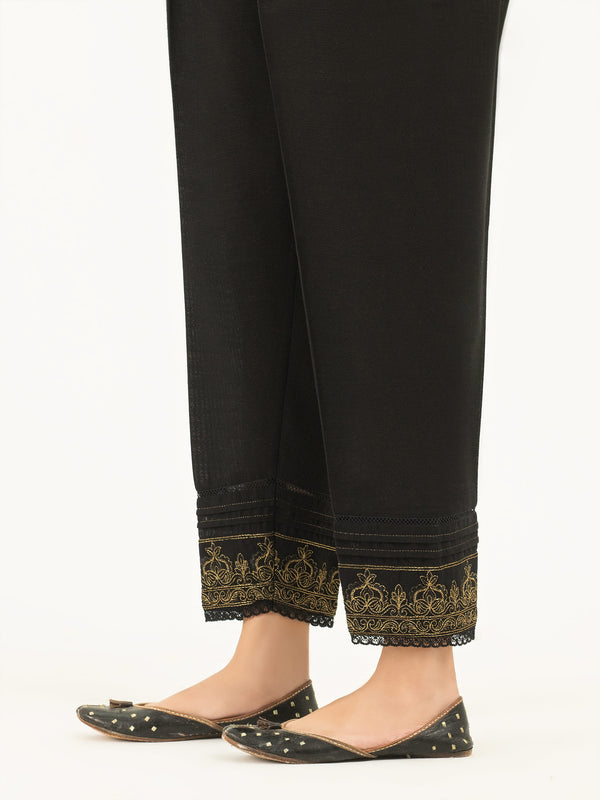 Limelight Embroidered Khaddar Trousers(Pret)