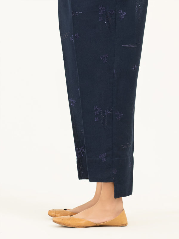 Limelight Embroidered Khaddar Trousers(Pret)