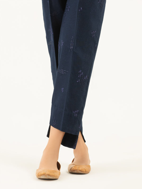 Limelight Embroidered Khaddar Trousers(Pret)