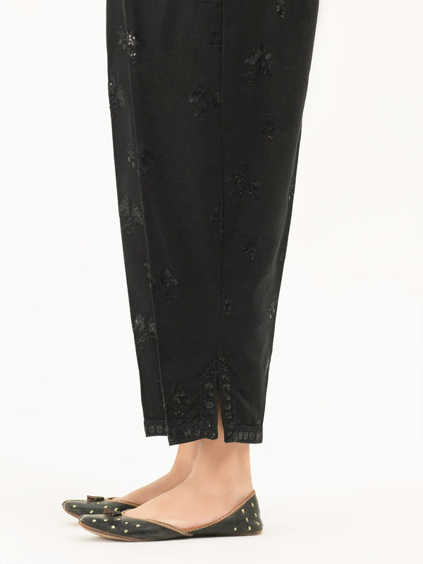 Limelight Embroidered Khaddar Trousers(Pret)
