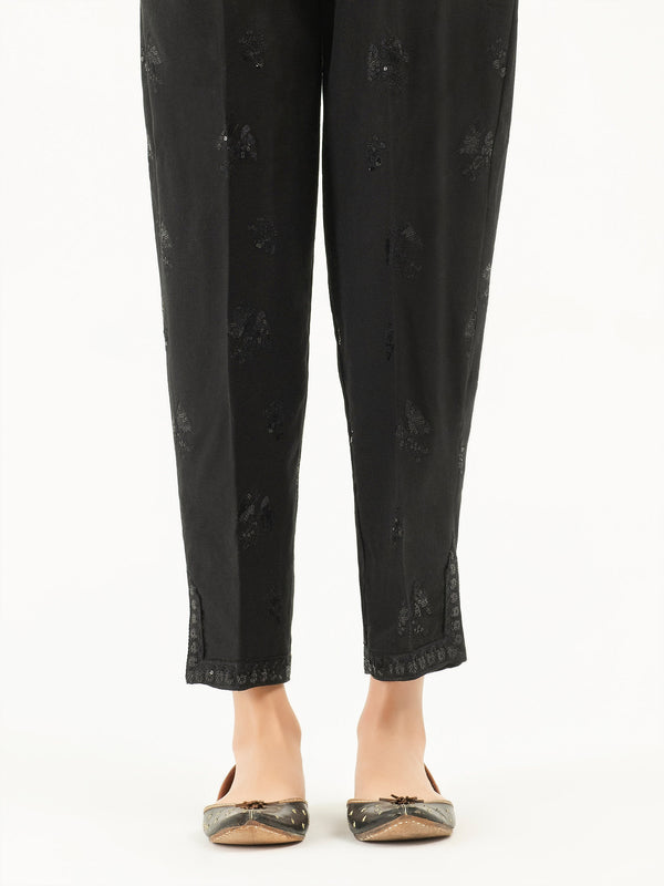 limelight Embroidered Khaddar Trousers(Pret)