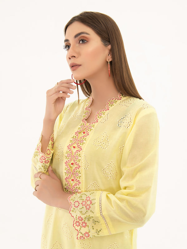 Limelight Embroidered Lawn Shirt