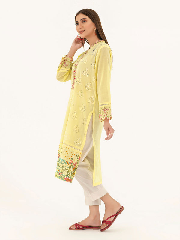 Limelight Embroidered Lawn Shirt