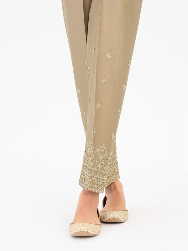 Limelight Embroidered Satin Trouser(Pret)