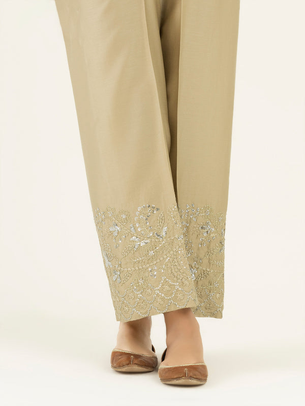 Limelight Embroidered Satin Trouser(Pret)