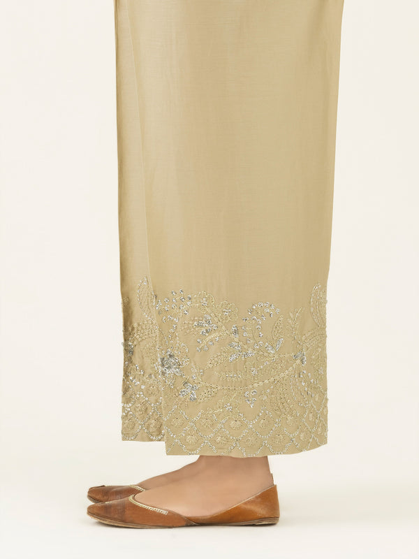 Limelight Embroidered Satin Trouser(Pret)