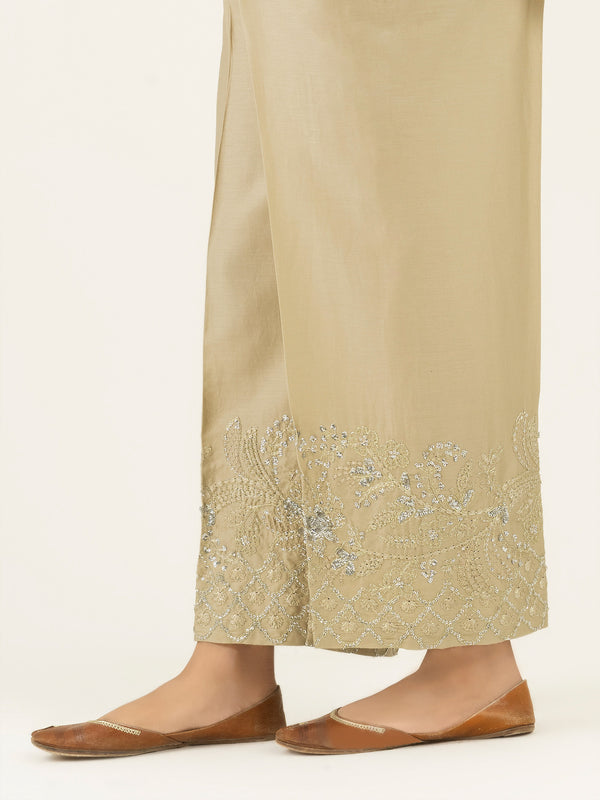Limelight Embroidered Satin Trouser(Pret)